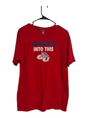 Gonzaga Bulldogs Graphic Tee with 'I Married Into This' Slogan